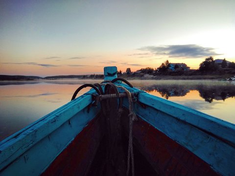 boat on the Varzuga River