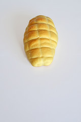 un panino , isolato, su sfondo bianco