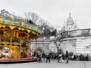 carrousel au sacré coeur paris