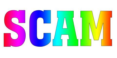 scam Rainbow Multicolor logo