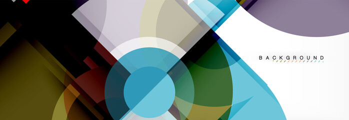 Obraz premium Circle abstract background