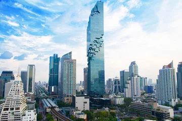 Foto op Plexiglas Bangkok city tower skyline Thailand  © i am way