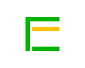 CF Letter Logo Design Template Element