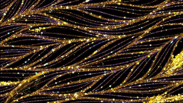 Pattern Golden Wave Loop 
