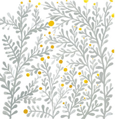 Watercolor floral wallpaper pattern or background