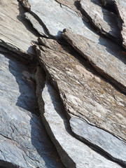 Schieferplatten als Dachdeckung