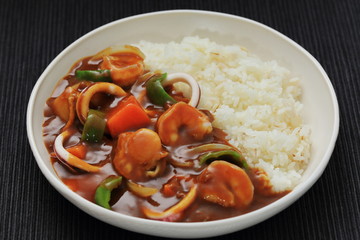シーフードカレー