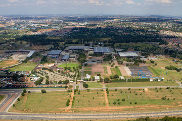 Fototapeta na wymiar Aerial view Gauteng