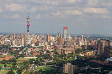 Naklejka premium Skyline Johannesburga