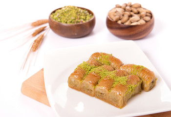 burma baklava with pistachio