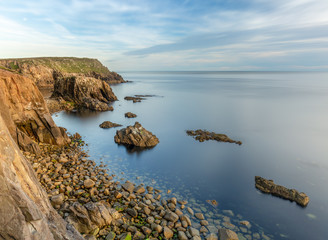 Obraz premium Tranquil Sea, Land's End, Cornwall