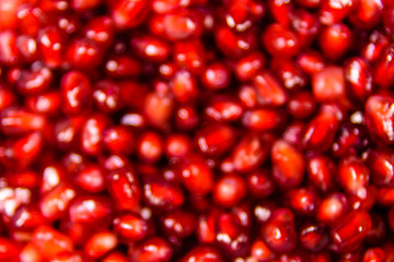 Abstract and defocused red backdrop. Blurred background