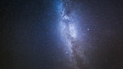Time Lapse of moving milky way at night, Timelapse
 - Powered by Adobe