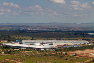 Fototapeta premium Aerial view Gauteng