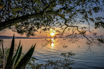 Sonnenuntergang am Meer