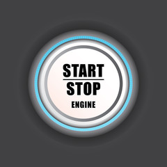 Start stop engine button