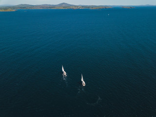 Sailing in the sea