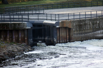 Muldewehr der Stadt Dessau-Ro&szlig;lau