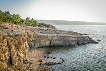 Felsenküste Insel Rab Kroatien