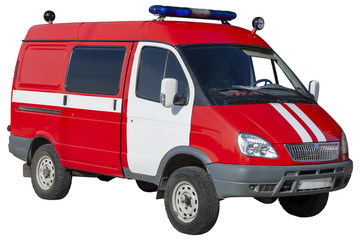 Naklejka premium The car of Russia's rescue service.