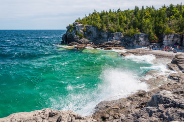 Lake Huron in Bruce Peninsula National Park, Ontario, Canada