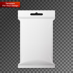 White wet wipes package