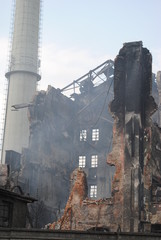 Chemical industry after fire