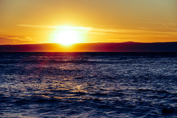 Sonnenuntergang am Meer