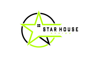 Star house vector