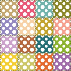 patchwork background with different patterns