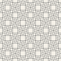 Vector seamless pattern. Modern stylish abstract texture. Repeating geometric tiles..
