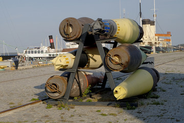 Old ship equipment