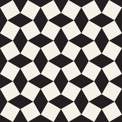 Vector seamless geometric pattern. Simple abstract lines lattice. Repeating elements stylish background