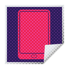 Tablet computer square peeling sticker