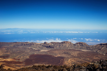 Beautiful landscape of  Teide national park, Tenerife, Canary island, Spain