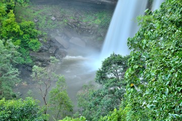 Huai Luang Waterfall in Phu Chong–Na Yoi National Park, Na Chaluai District,Ubon Ratchathani...
