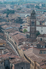 Naklejka premium Verona, Italy - September 15, 2018 - Catholic Cathedrals of Verona
