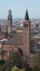 Verona, Italy - September 15, 2018 - Catholic Cathedrals of Verona