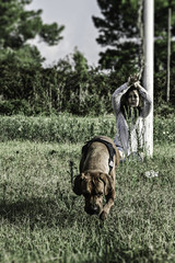 Ragazza abbandonata dal suo cane © Eleonora Fadda