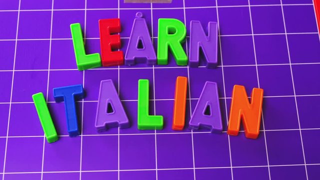 learn italian language alphabet magnets letters