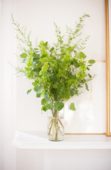 green foliage flower arrangement