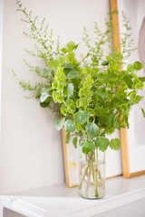 green foliage flower arrangement