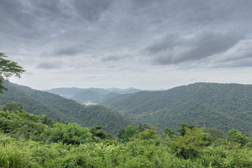 View point hill at Khao Yai National Park,Thailand.