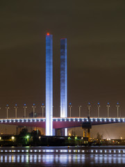 Bolte Bridge in Melbourne at night