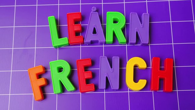 learn french language alphabet on magnets letters