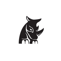 rhino letter R logo