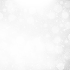 Abstract White Winter Snow Background 