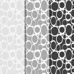 Geometric seamless pattern. Circles