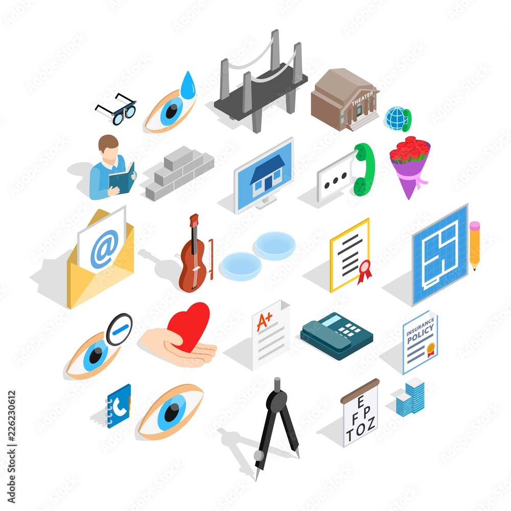 Poster engineers icons set. isometric set of 25 engineers vector icons for web isolated on white background