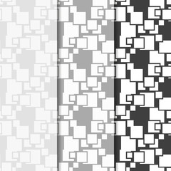 Geometric seamless pattern. Square